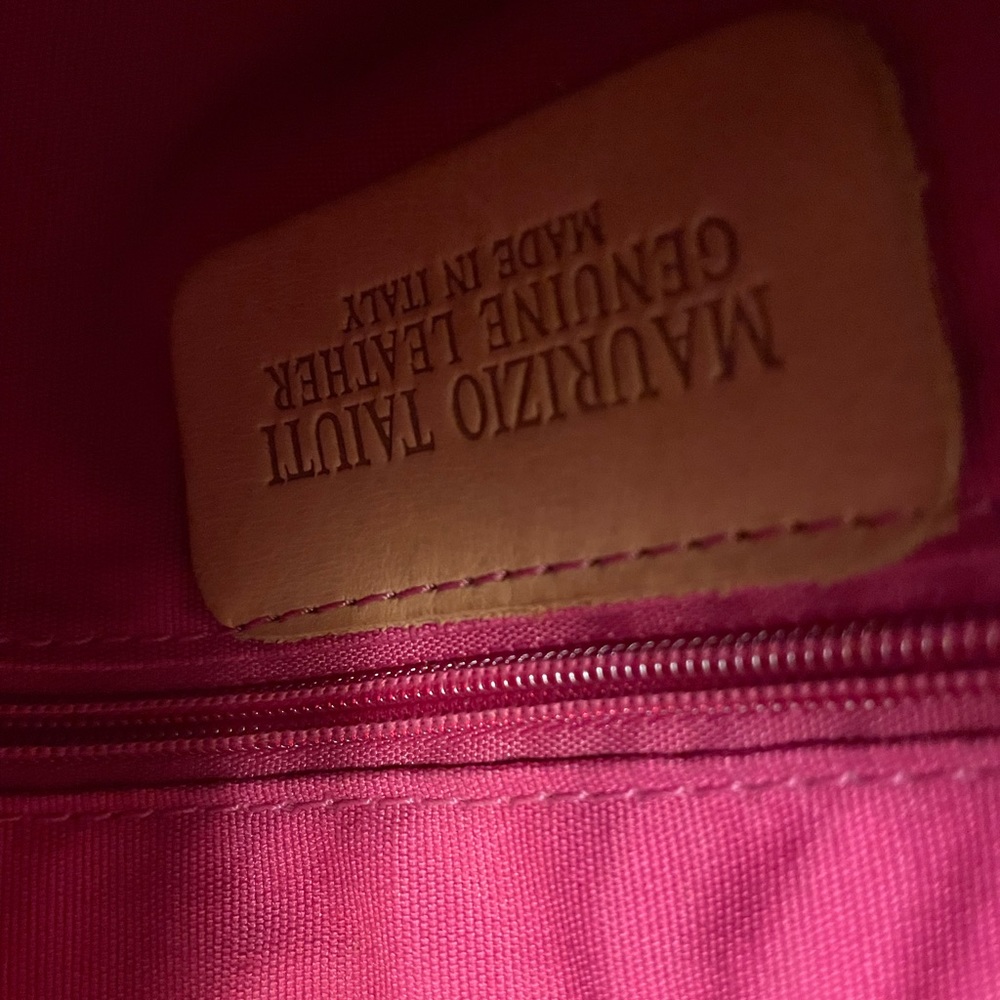 Maurizio Taiuti Italian Leather Bag - Picture 3 of 10